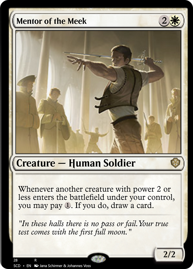 Mentor of the Meek [Starter Commander Decks] | Good Games North