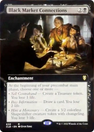 Black Market Connections (Extended Art) [Commander Legends: Battle for Baldur's Gate] | Good Games North