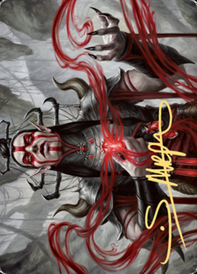 Malakir Blood-Priest Art Card (Gold-Stamped Signature) [Zendikar Rising Art Series] | Good Games North