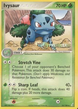 Ivysaur (35/100) (Prerelease Promo) [Nintendo: Black Star Promos] | Good Games North