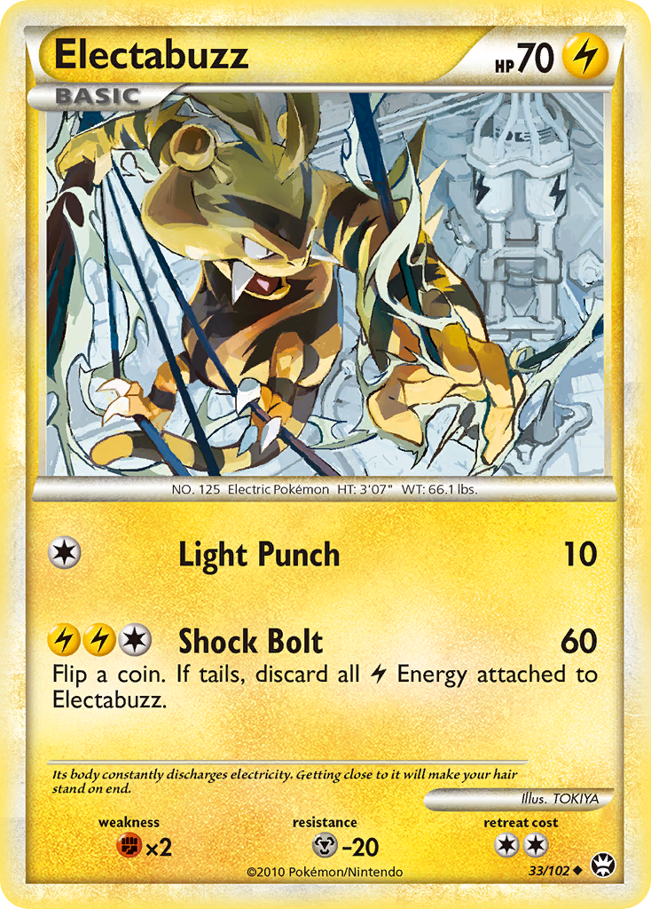 Electabuzz (33/102) [HeartGold & SoulSilver: Triumphant] | Good Games North
