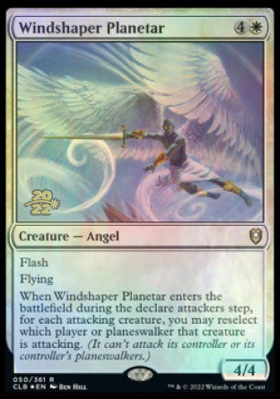 Windshaper Planetar [Commander Legends: Battle for Baldur's Gate Prerelease Promos] | Good Games North