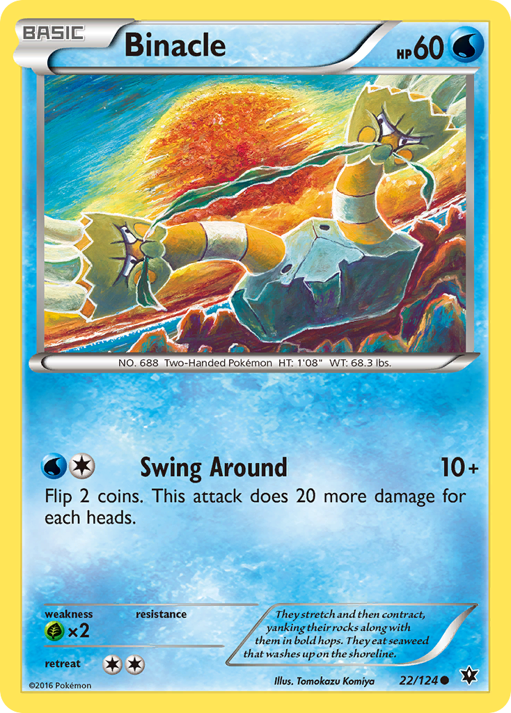 Binacle (22/124) [XY: Fates Collide] | Good Games North