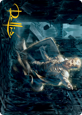 Dennick, Pious Apparition Art Card (Gold-Stamped Signature) [Innistrad: Midnight Hunt Art Series] | Good Games North
