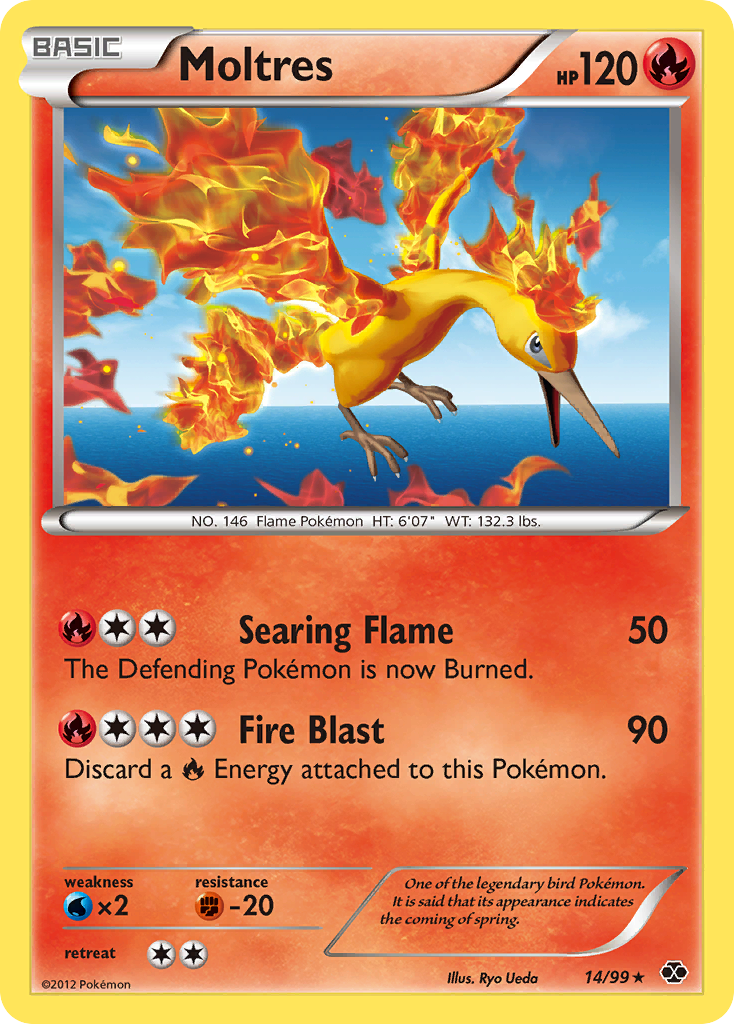 Moltres (14/99) [Black & White: Next Destinies] | Good Games North