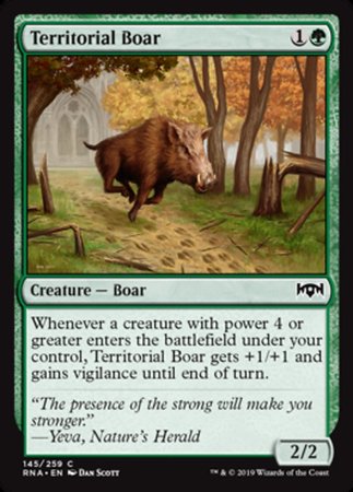 Territorial Boar [Ravnica Allegiance] | Good Games North