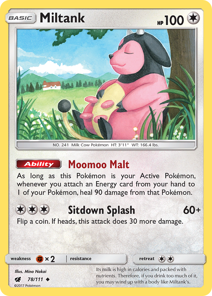 Miltank (78/111) [Sun & Moon: Crimson Invasion] | Good Games North