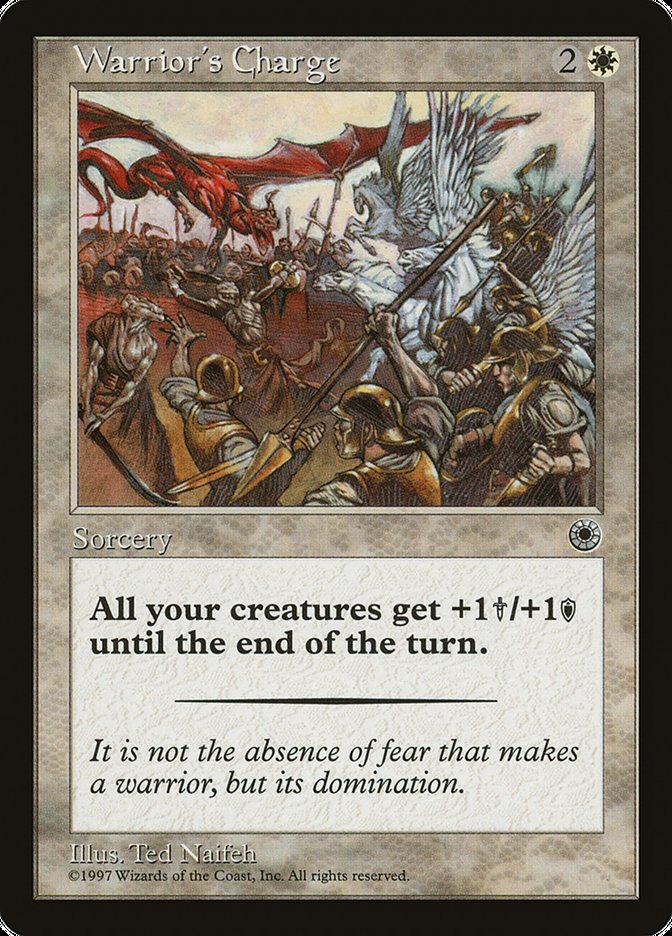 Warrior's Charge (With Flavor Text) [Portal] | Good Games North