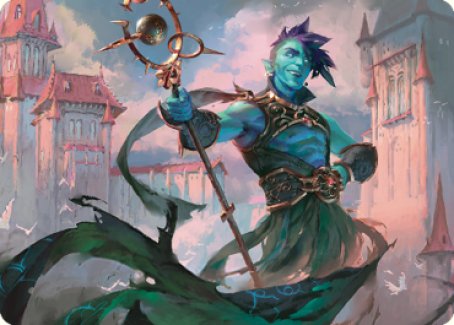 Haughty Djinn Art Card [Dominaria United Art Series] | Good Games North