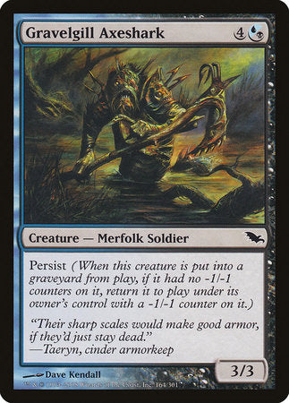 Gravelgill Axeshark [Shadowmoor] | Good Games North