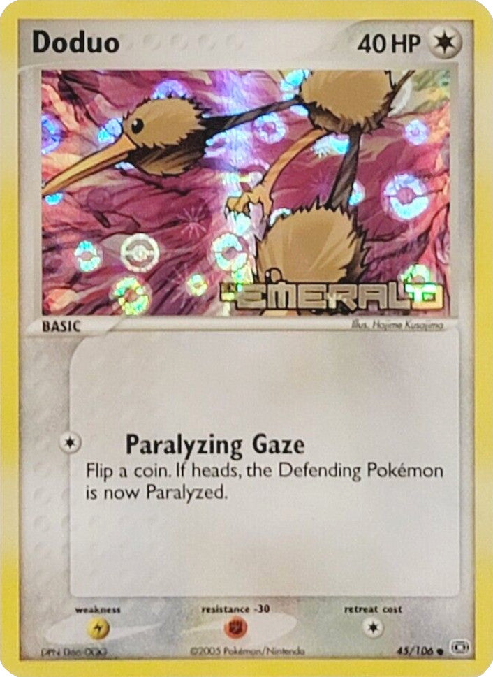 Doduo (45/106) (Stamped) [EX: Emerald] | Good Games North