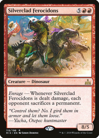 Silverclad Ferocidons [Rivals of Ixalan] | Good Games North