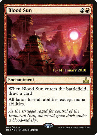 Blood Sun [Rivals of Ixalan Promos] | Good Games North