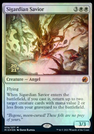 Sigardian Savior [Innistrad: Midnight Hunt Prerelease Promos] | Good Games North