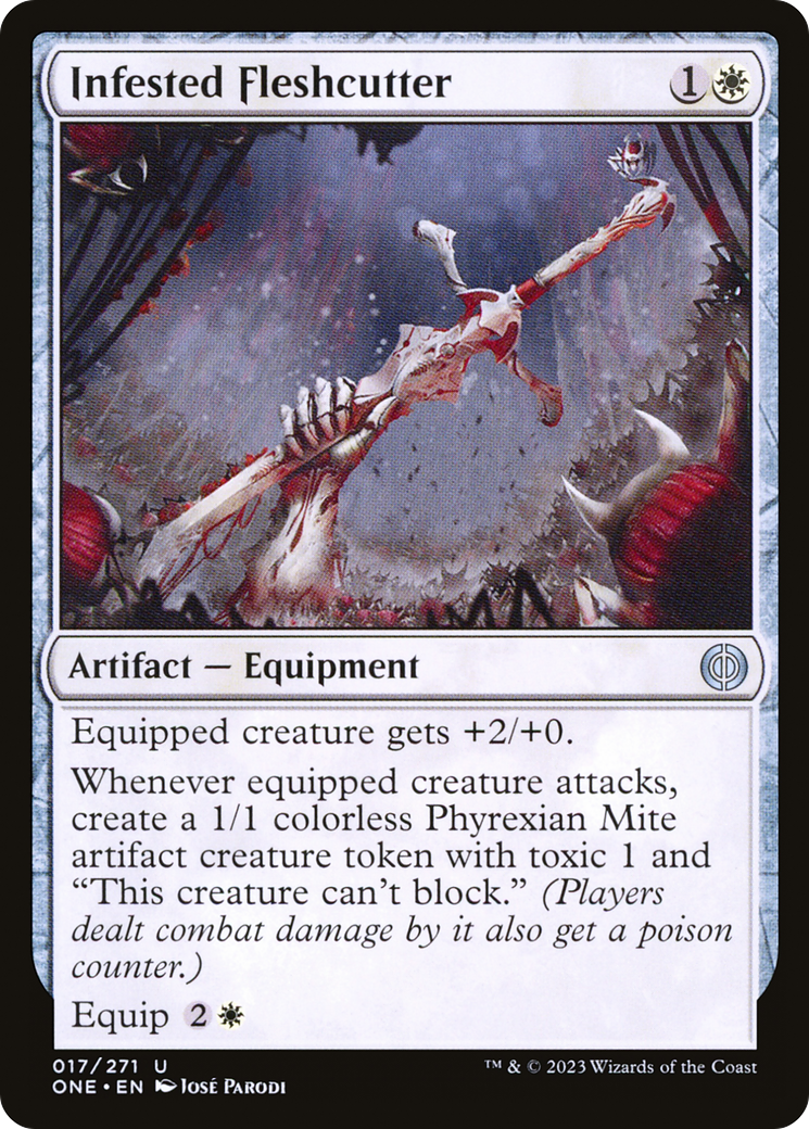 Infested Fleshcutter [Phyrexia: All Will Be One] | Good Games North