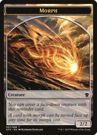 Morph Token [Dragons of Tarkir Tokens] | Good Games North