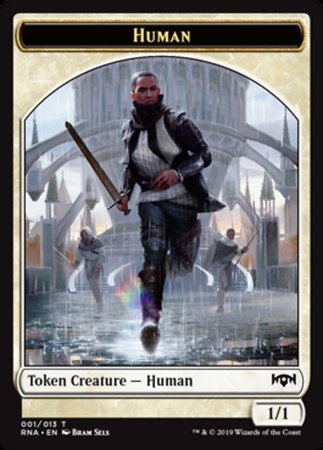 Human Token [Ravnica Allegiance Tokens] | Good Games North