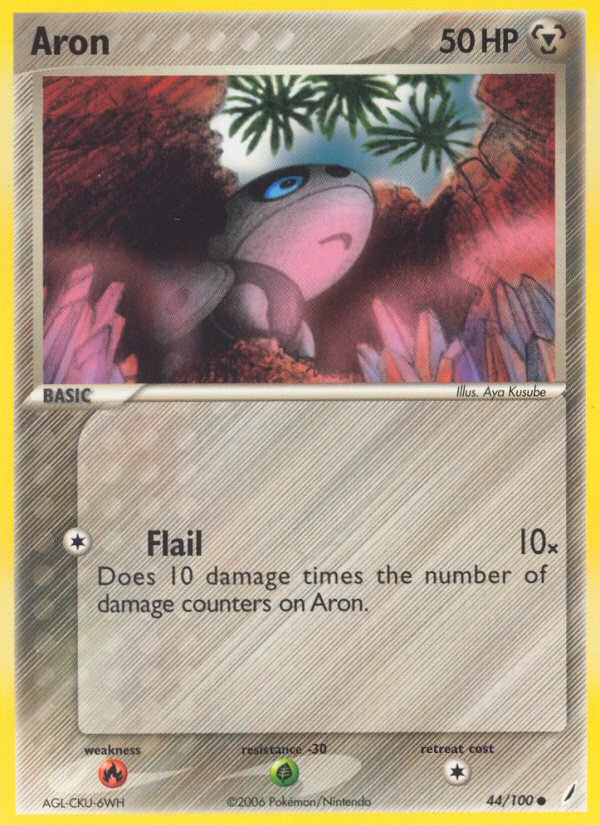 Aron (44/100) [EX: Crystal Guardians] | Good Games North