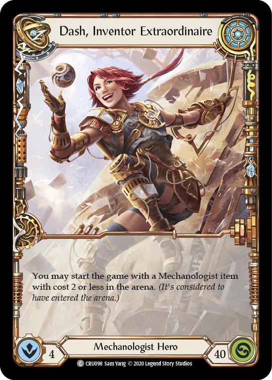 Dash, Inventor Extraordinaire [CRU098] 1st Edition Normal | Good Games North