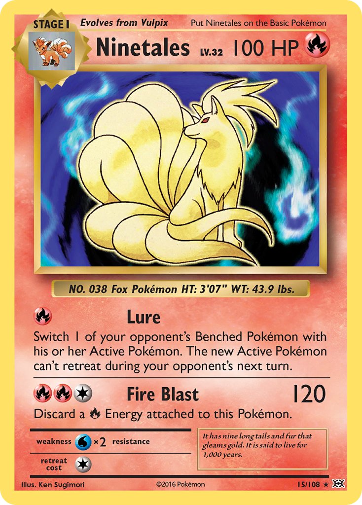 Ninetales (15/108) (Theme Deck Exclusive) [XY: Evolutions] | Good Games North