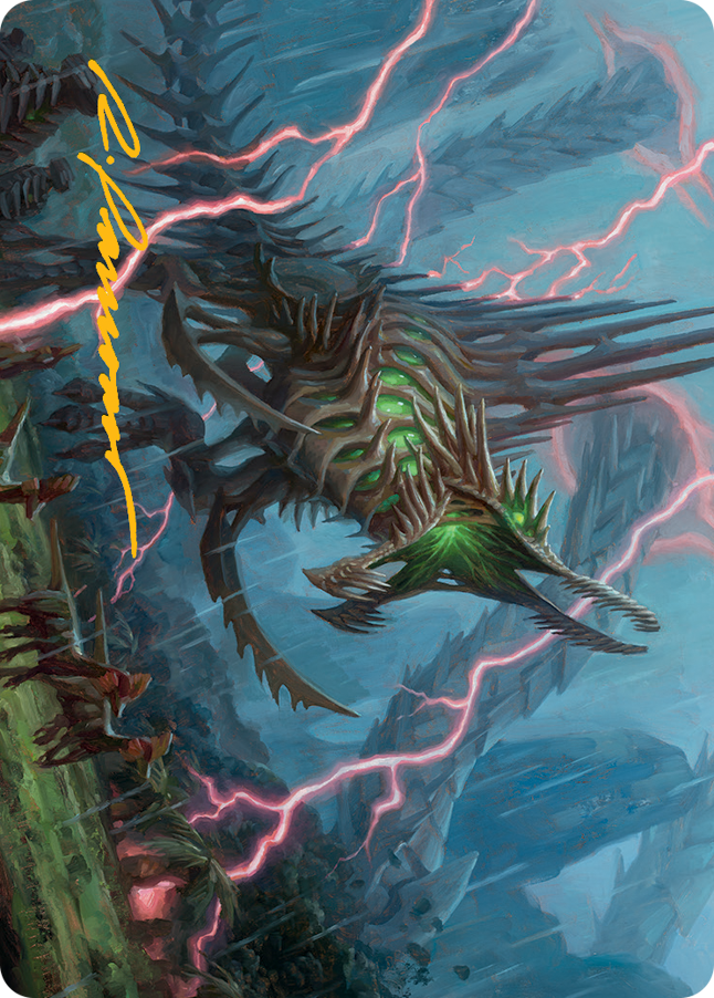 Etali, Primal Sickness Art Card (Gold-Stamped Signature) [March of the Machine Art Series] | Good Games North