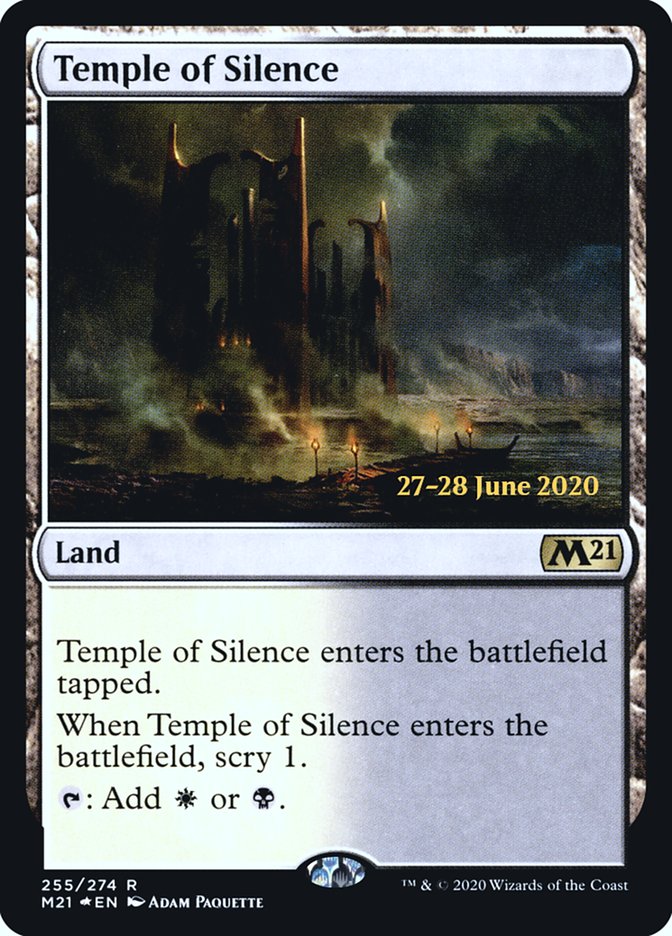 Temple of Silence  [Core Set 2021 Prerelease Promos] | Good Games North
