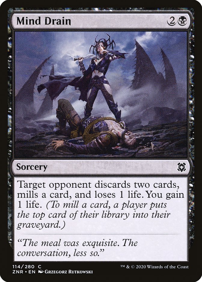 Mind Drain [Zendikar Rising] | Good Games North