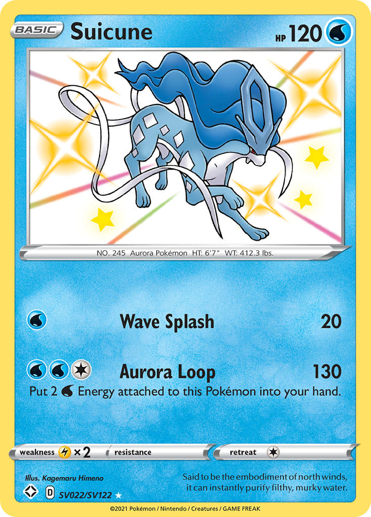 Suicune (SV022/SV122) [Sword & Shield: Shining Fates] | Good Games North