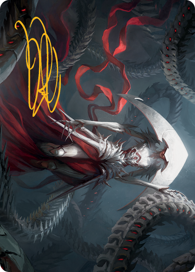 Elesh Norn Art Card (Gold-Stamped Signature) [March of the Machine Art Series] | Good Games North