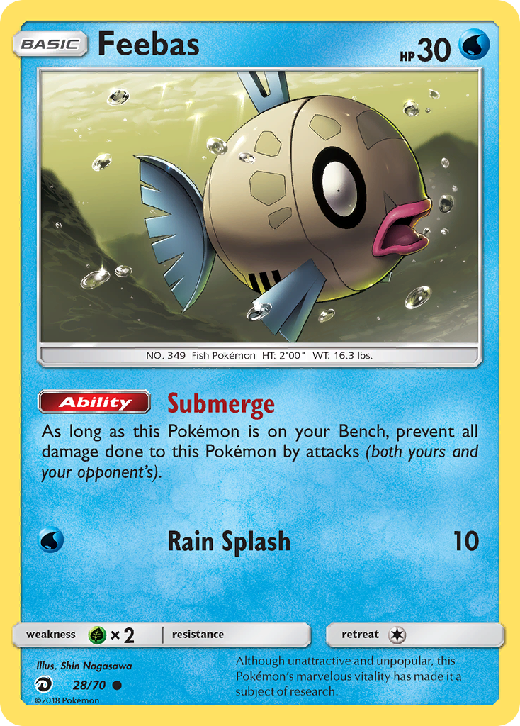 Feebas (28/70) [Sun & Moon: Dragon Majesty] | Good Games North