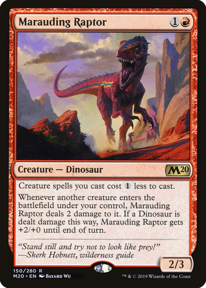 Marauding Raptor [Core Set 2020] | Good Games North