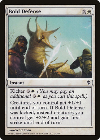 Bold Defense [Zendikar] | Good Games North
