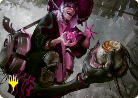 Undercity Scrounger Art Card (Gold-Stamped Signature) [Kamigawa: Neon Dynasty Art Series] | Good Games North