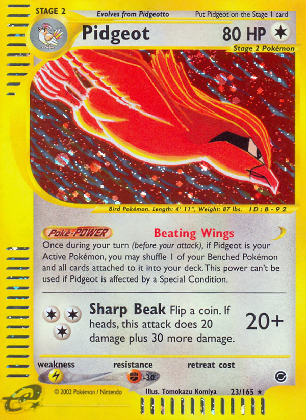 Pidgeot (23/165) [Expedition: Base Set] | Good Games North