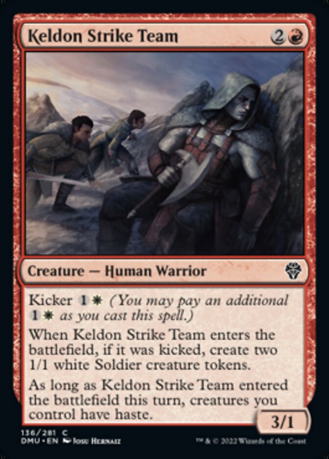 Keldon Strike Team [Dominaria United] | Good Games North