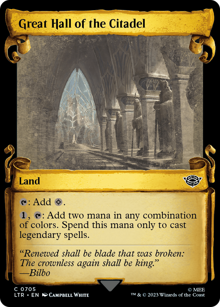 Great Hall of the Citadel [The Lord of the Rings: Tales of Middle-Earth Showcase Scrolls] | Good Games North