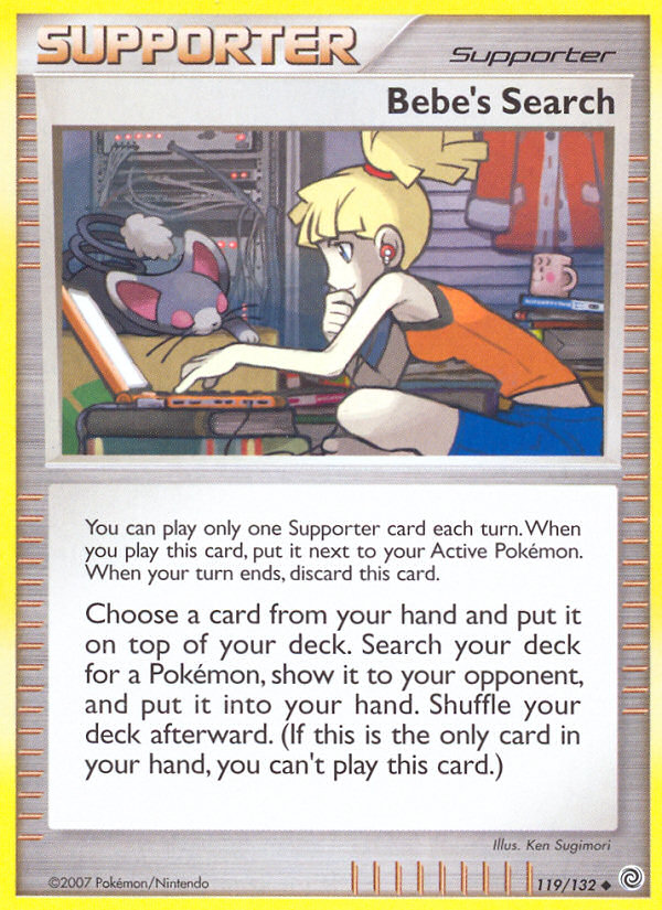 Bebe's Search (119/132) [Diamond & Pearl: Secret Wonders] | Good Games North
