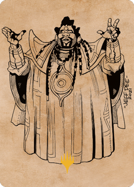 Alaundo the Seer Art Card (Gold-Stamped Signature) [Commander Legends: Battle for Baldur's Gate Art Series] | Good Games North