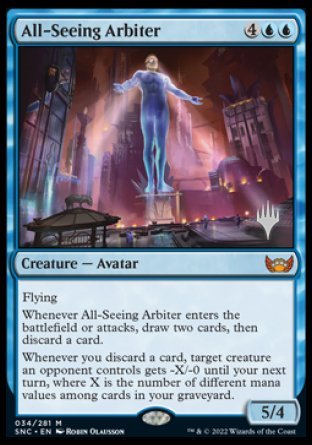 All-Seeing Arbiter (Promo Pack) [Streets of New Capenna Promos] | Good Games North
