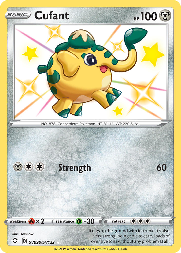 Cufant (SV090/SV122) [Sword & Shield: Shining Fates] | Good Games North