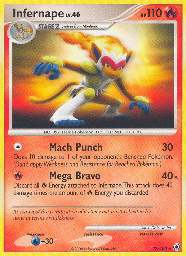 Infernape (22/100) [Diamond & Pearl: Majestic Dawn] | Good Games North