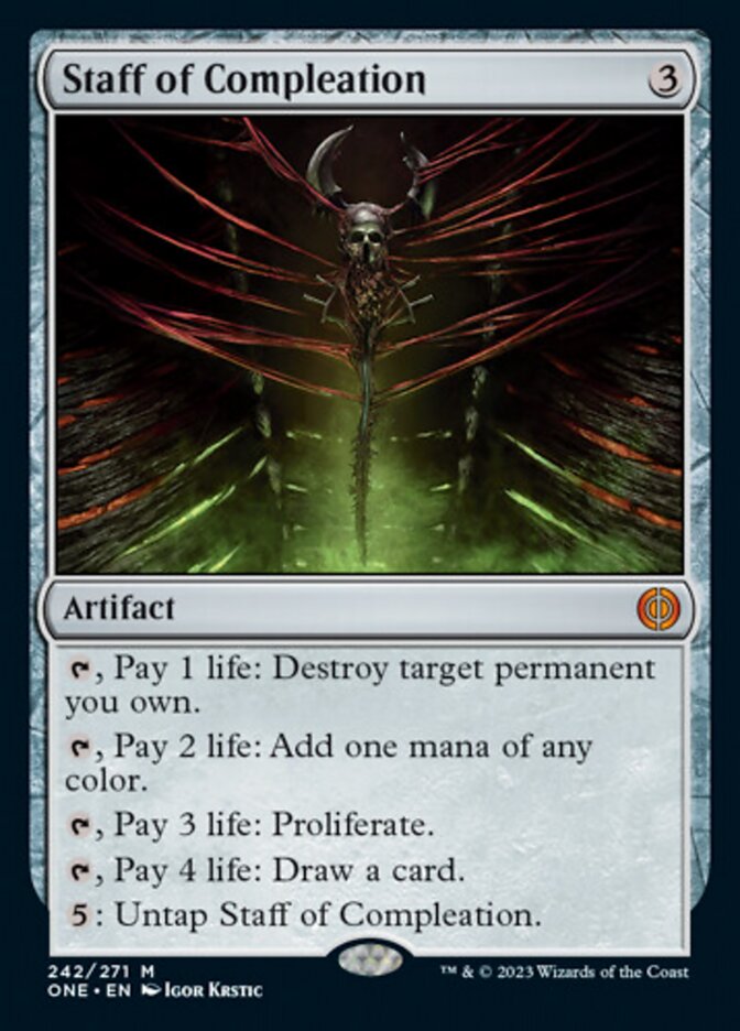 Staff of Compleation [Phyrexia: All Will Be One] | Good Games North