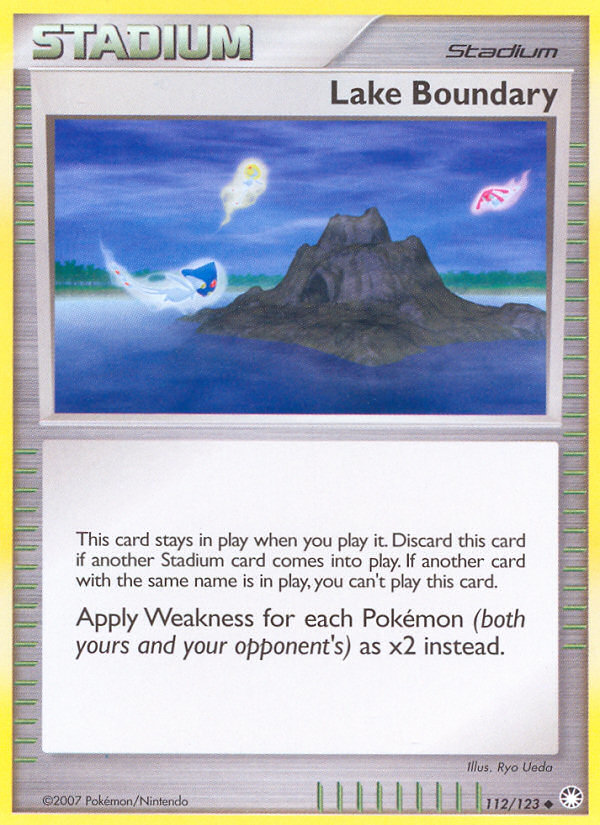 Lake Boundary (112/123) [Diamond & Pearl: Mysterious Treasures] | Good Games North