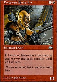 Dwarven Berserker [Weatherlight] | Good Games North