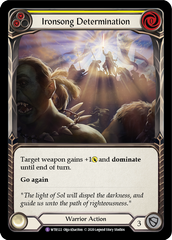 Ironsong Determination [U-WTR122] (Welcome to Rathe Unlimited)  Unlimited Rainbow Foil | Good Games North