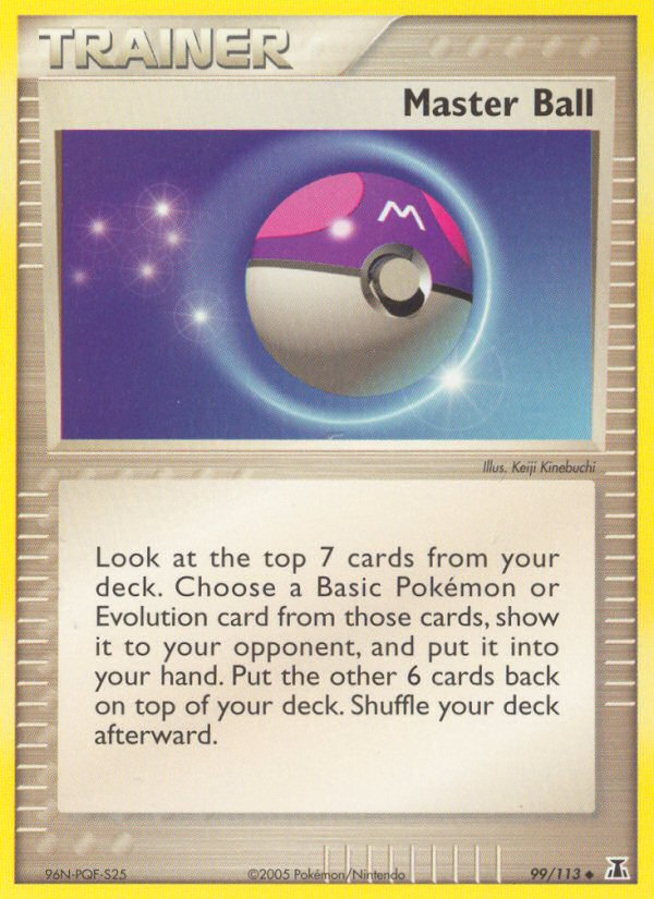 Master Ball (99/113) [EX: Delta Species] | Good Games North