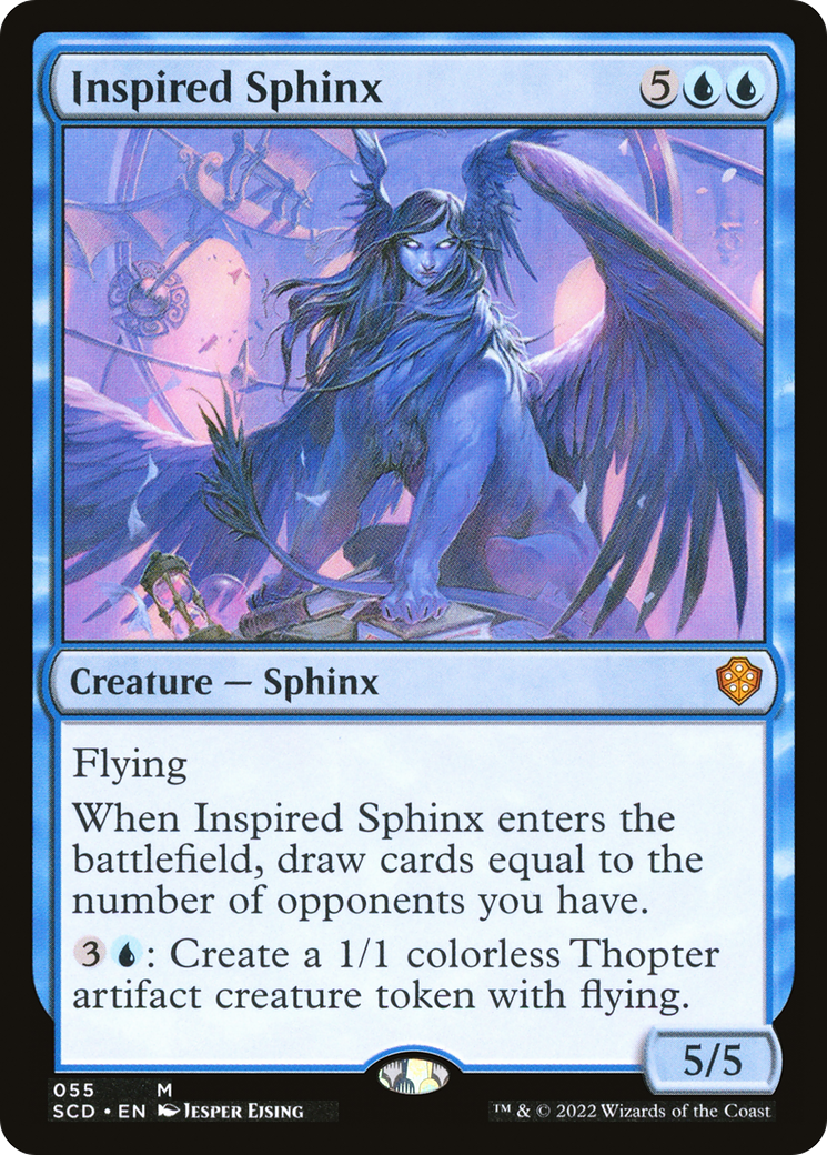 Inspired Sphinx [Starter Commander Decks] | Good Games North