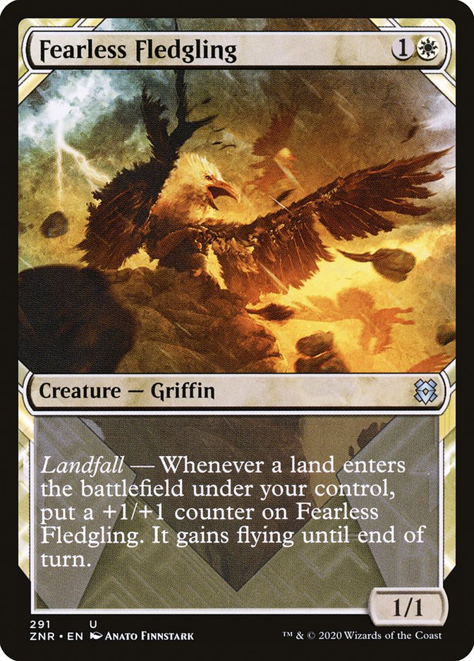 Fearless Fledgling (Showcase) [Zendikar Rising] | Good Games North