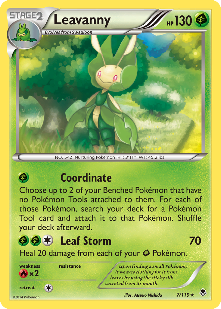 Leavanny (7/119) [XY: Phantom Forces] | Good Games North