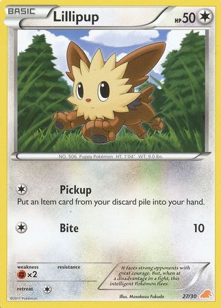 Lillipup (27/30) [Black & White: Trainer Kit - Excadrill] | Good Games North